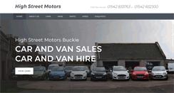 Desktop Screenshot of highstreetmotors.com